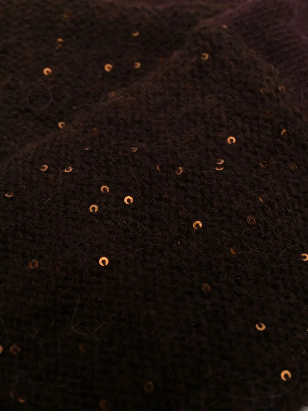 Fabiana Filippi Handschoenen met pailletten - Bruin