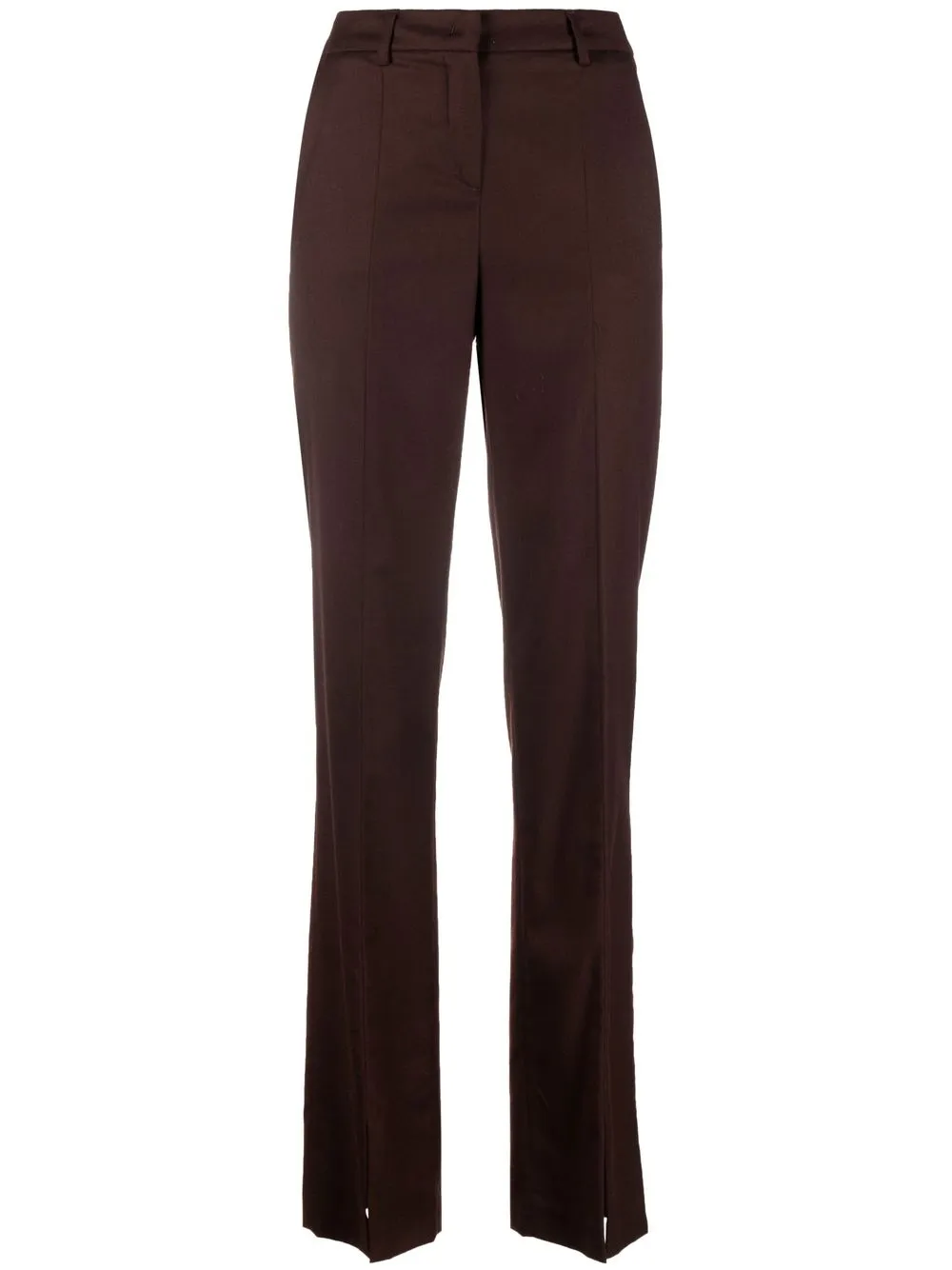 

Fabiana Filippi straight-leg tailored trousers - Brown