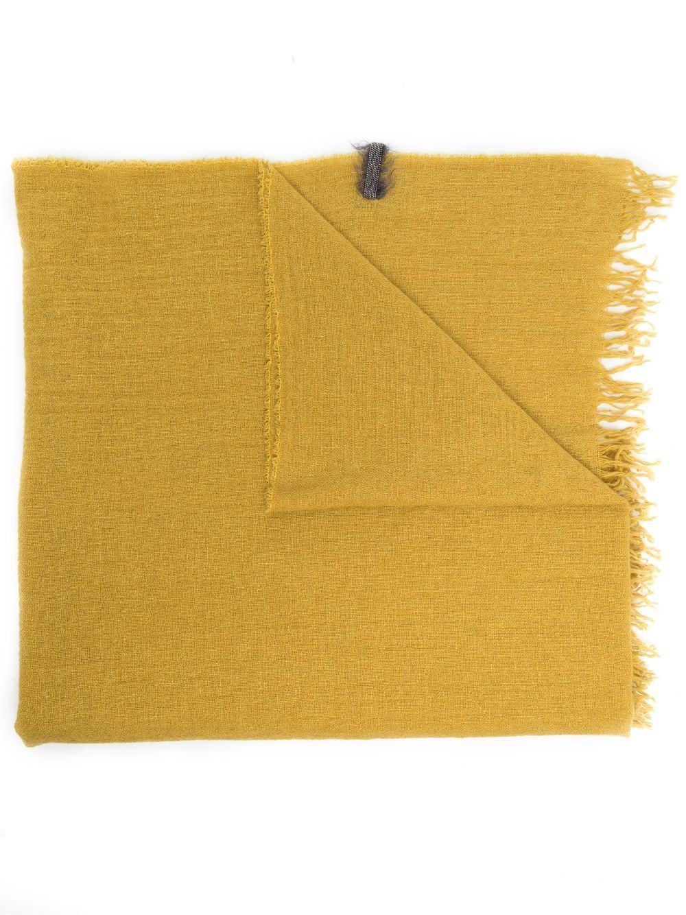 

Fabiana Filippi frayed-hem scarf - Yellow