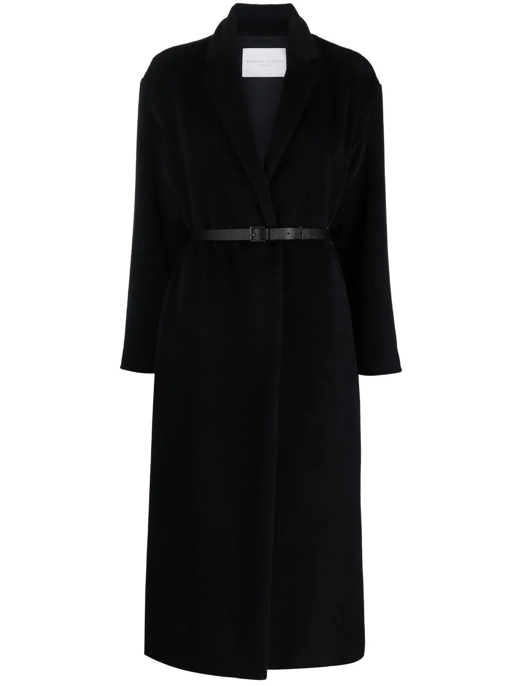 

Fabiana Filippi belted virgin-wool coat - Blue