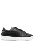 Fabiana Filippi pebbled-texture lace-up sneakers - Black