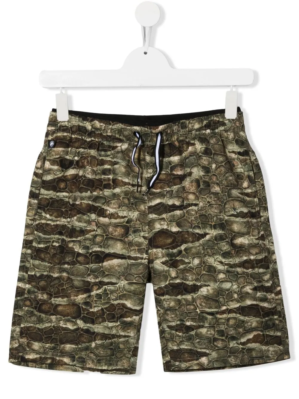 

Molo graphic-print swimming trunks - Brown