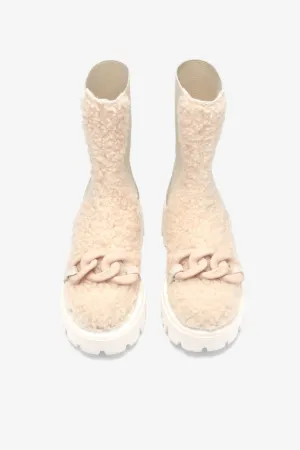 Chunky Chain-Embellished Boots