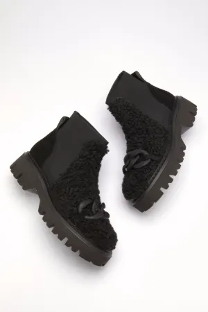 Chunky Chain-Embellished Chelsea Boots