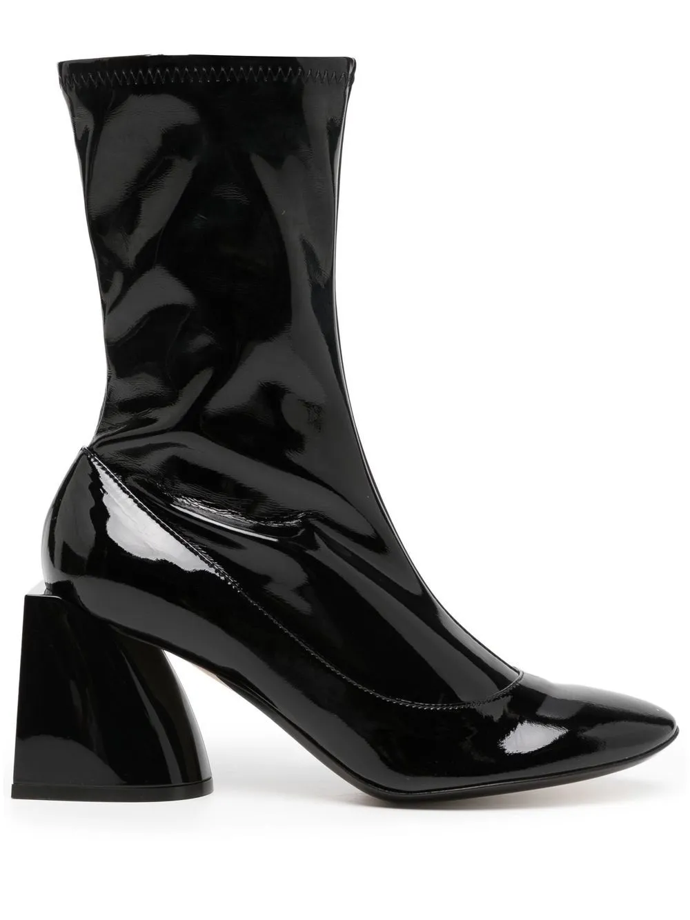 

Nº21 patent leather sock boots - Black