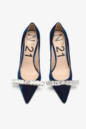 Crystal-Embellished Pumps