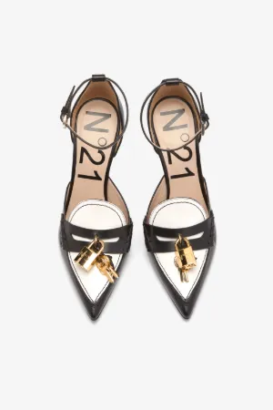 Lock-Embellished Pumps