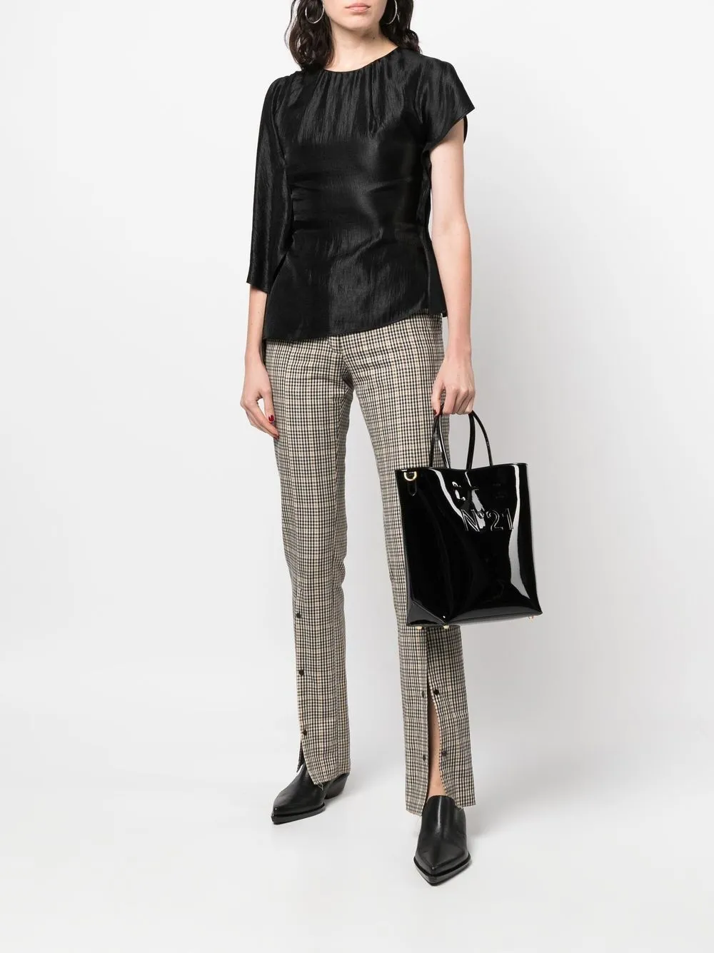 Nº21 Santo Spirito shopper - Zwart