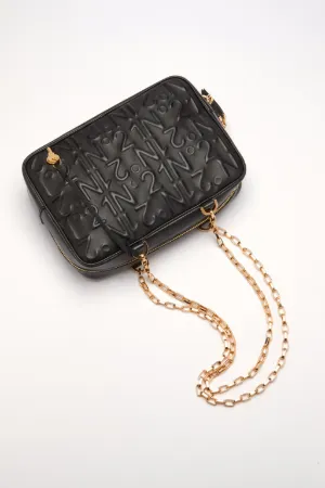 Large Logo-Embossed Crossbody Bag