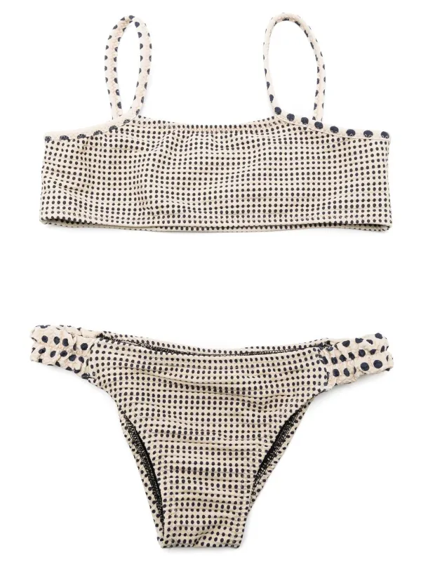 Textured bikini set discount