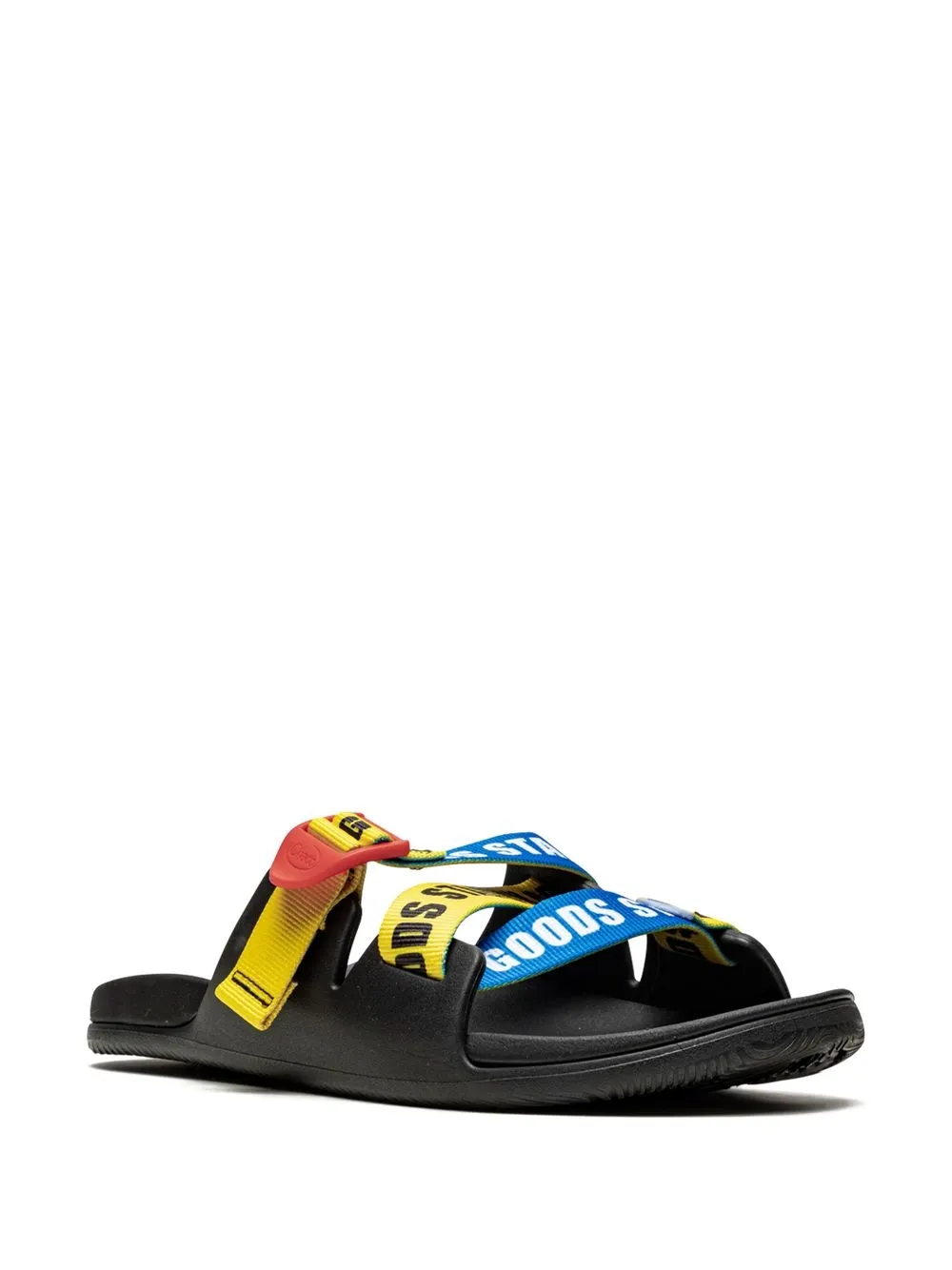 STADIUM GOODS® Slippers met logoband - Zwart