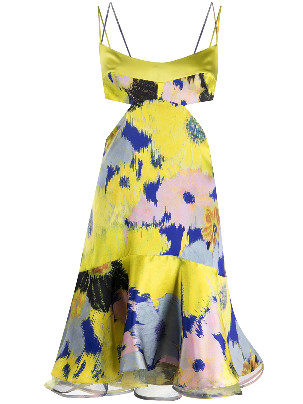 

Silvia Tcherassi Analissa cut-out detail dress - Multicolour