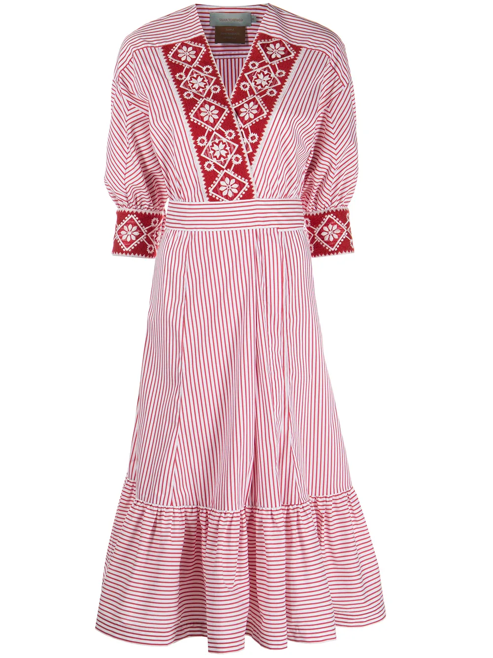 

Silvia Tcherassi vestido Britany - Rojo