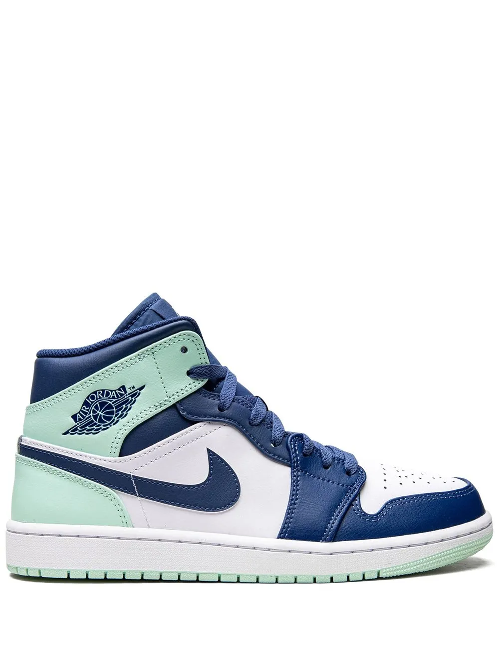 NIKE JORDAN AIR JORDAN 1 MID BLUE MINT SNEAKERS (11 US) MENS - CRTBLNCHSHP