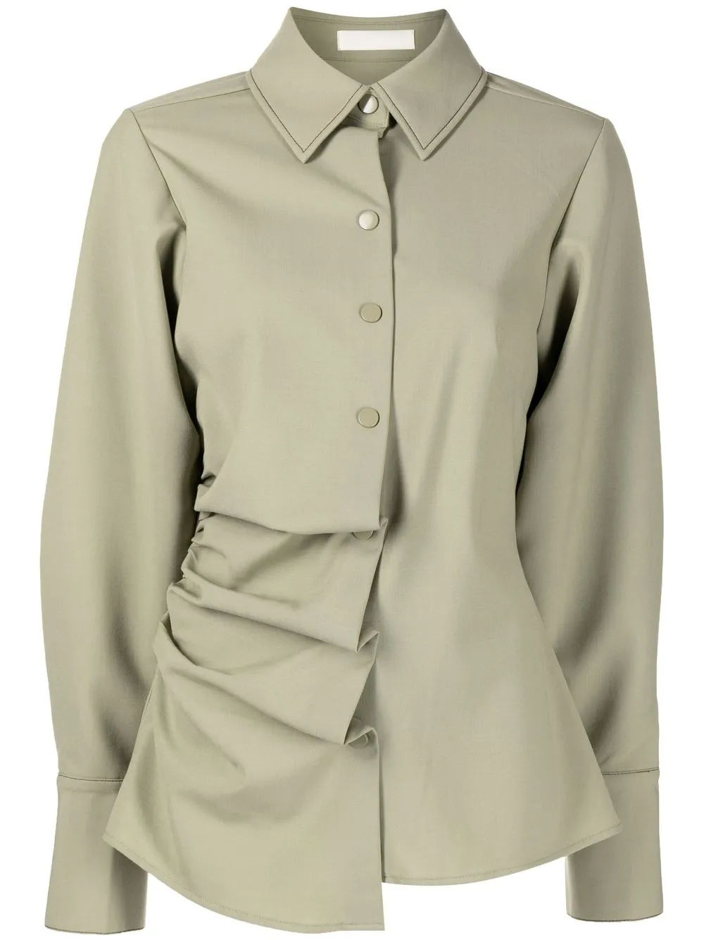 

SIR. Adrien asymmetric shirt - Green