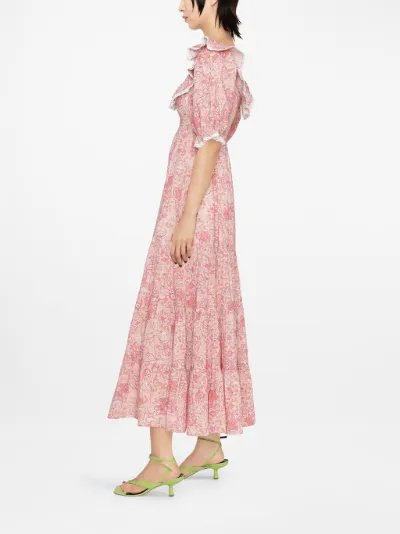 Joanie paisley-print dress | Rixo 