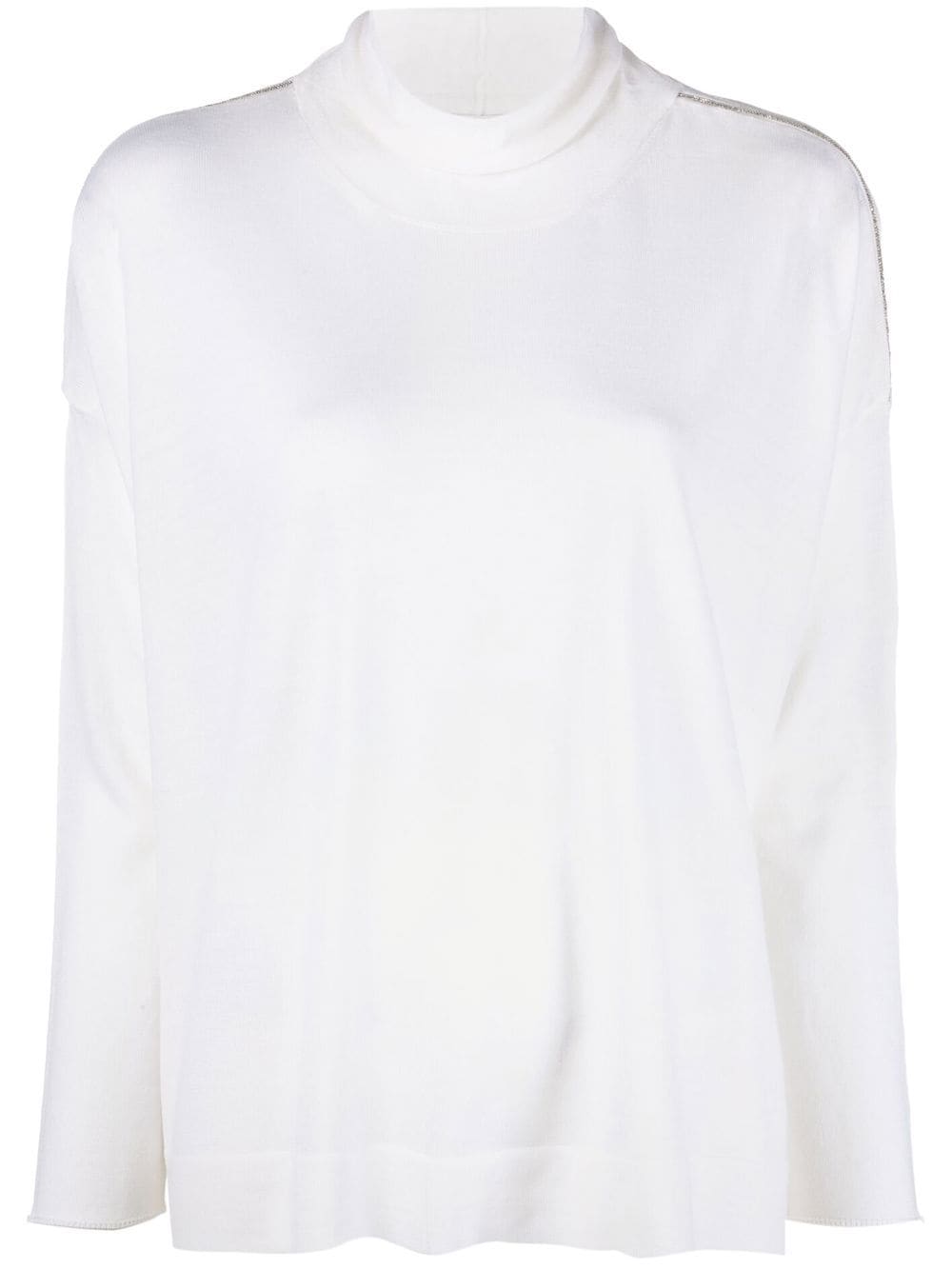 

Fabiana Filippi high-neck jumper - White