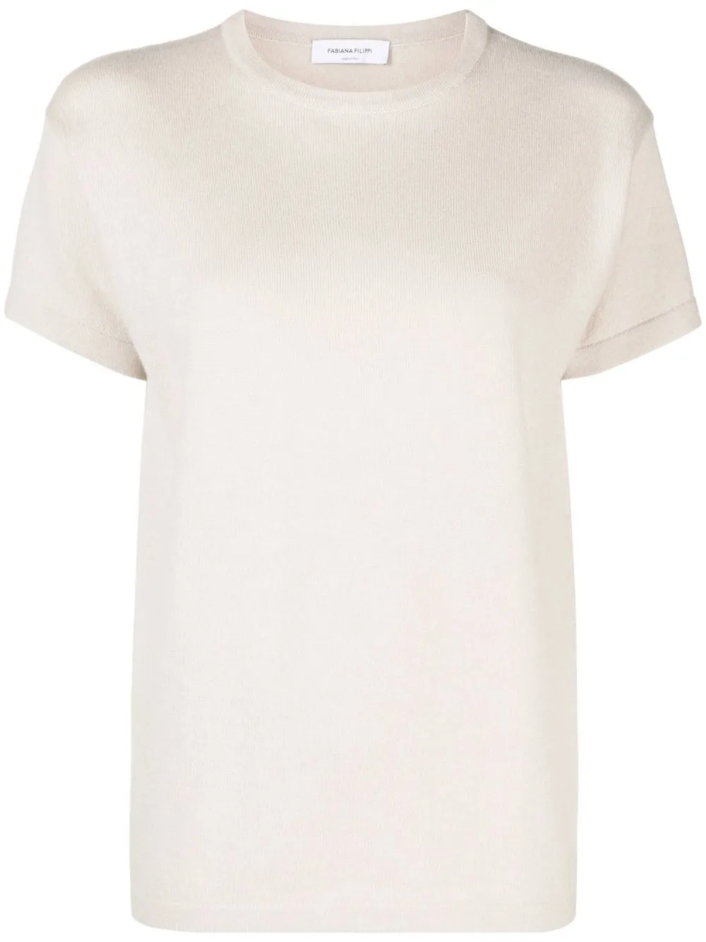 

Fabiana Filippi round-neck short-sleeve T-shirt - Neutrals