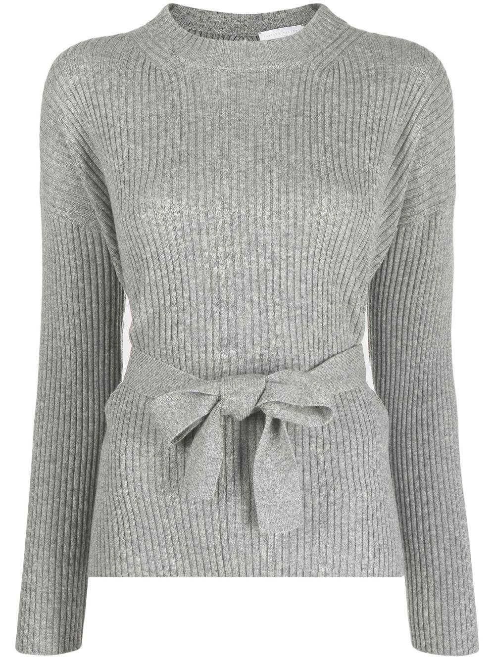 

Fabiana Filippi slit-detail ribbed-knit top - Grey