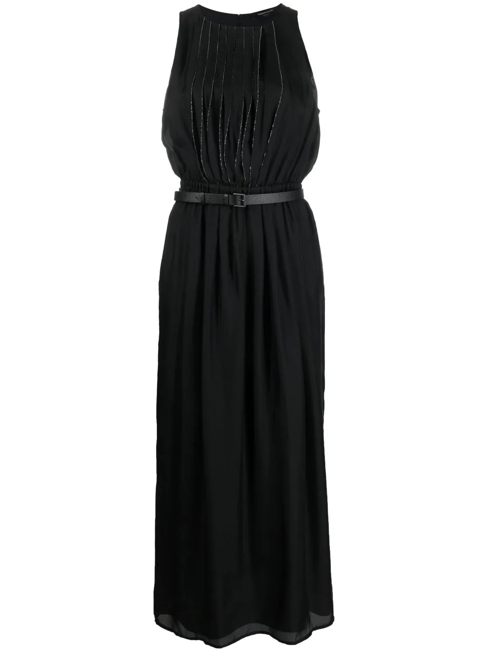 

Fabiana Filippi sleeveless midi-dress - Black