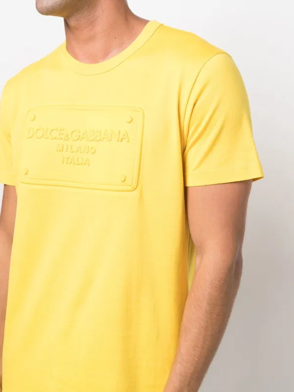 Yellow Cotton T-shirt