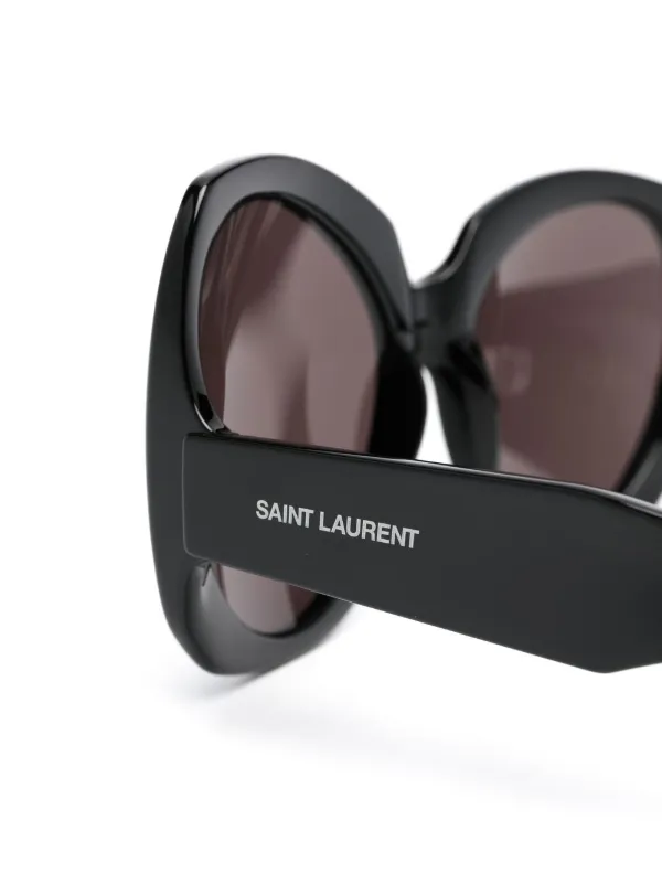 Saint Laurent サンローラン オーバーサイズ サングラス - Farfetch