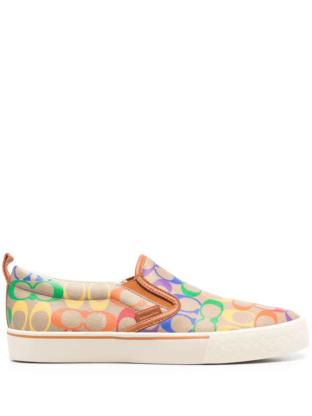 

Coach monogram-print slip-on trainers - Neutrals