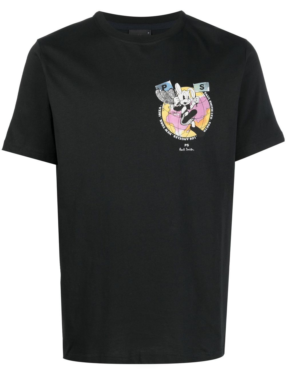 

PS Paul Smith playera manga corta con estampado gráfico - Negro