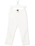 Fay Kids straight-leg trousers - White