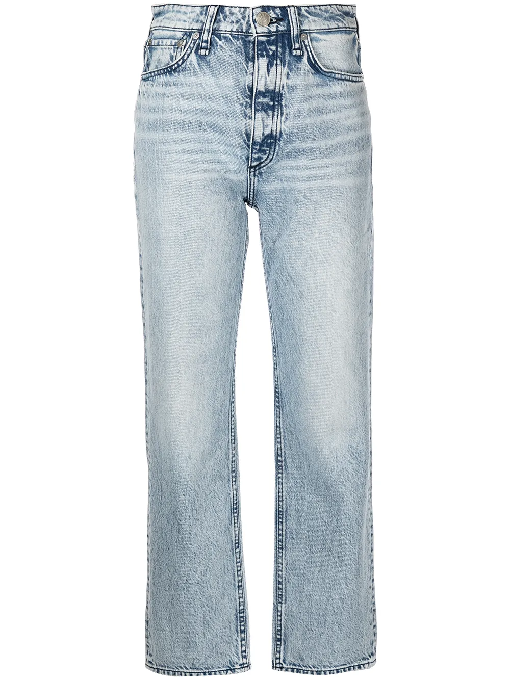 

Rag & Bone jeans capri Alex de tiro alto - Azul