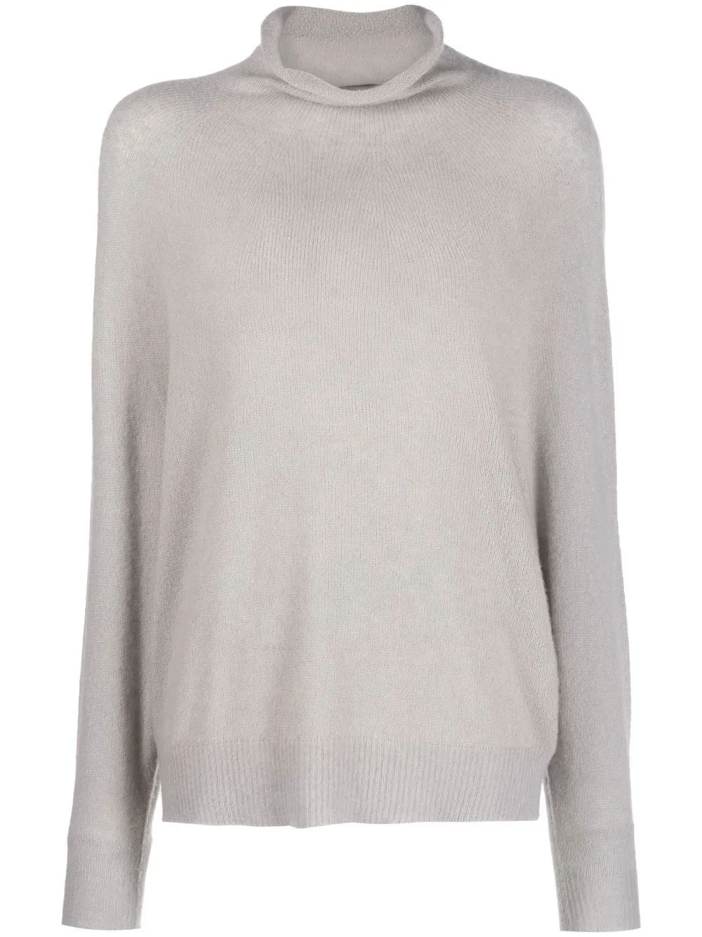 

Fabiana Filippi roll-neck knitted long-sleeve jumper - Grey