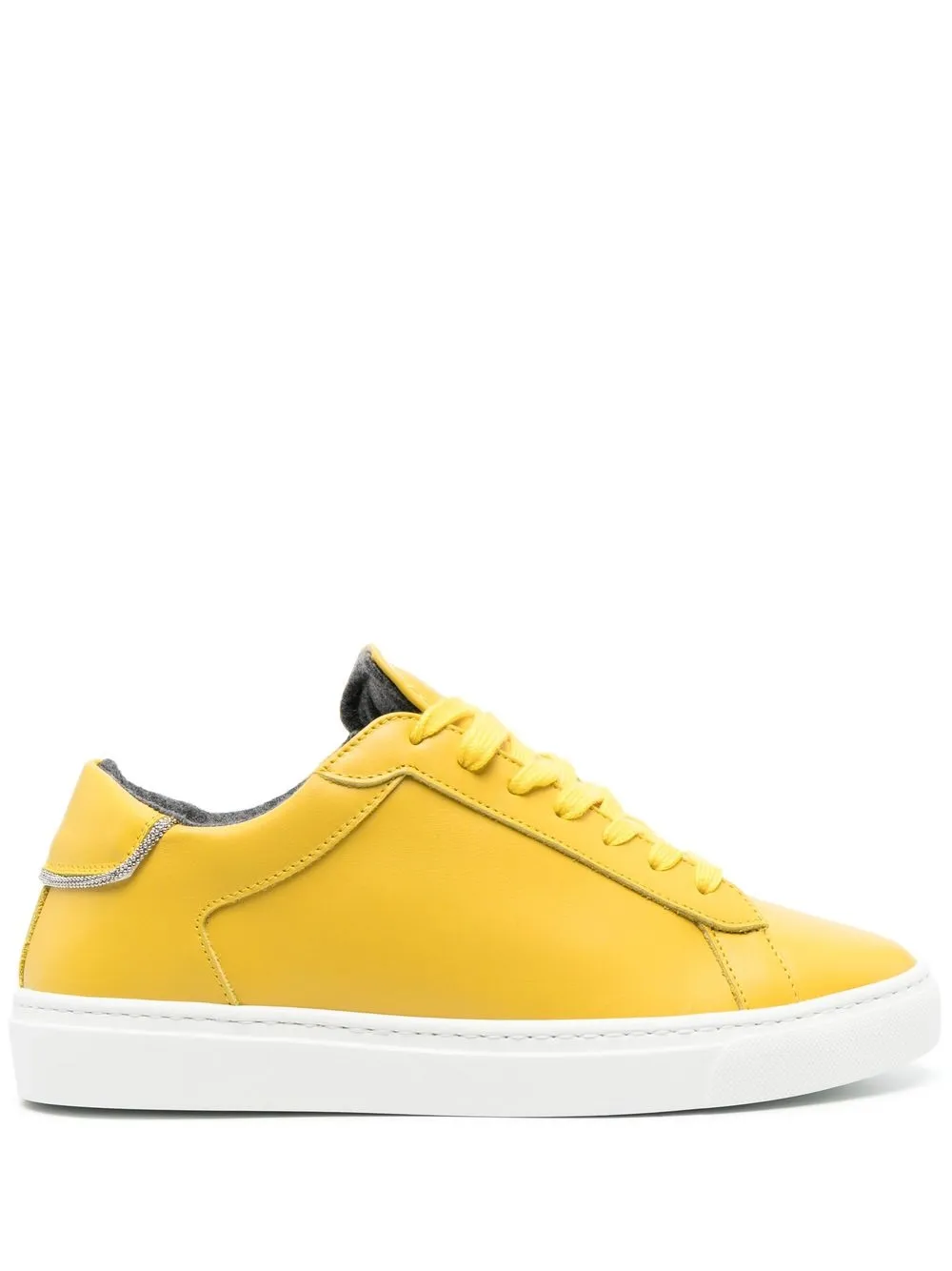 

Fabiana Filippi ball-chain detail low-top sneakers - Yellow