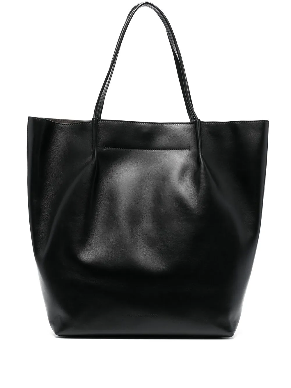 

Fabiana Filippi tote con detalle de pinzas - Negro