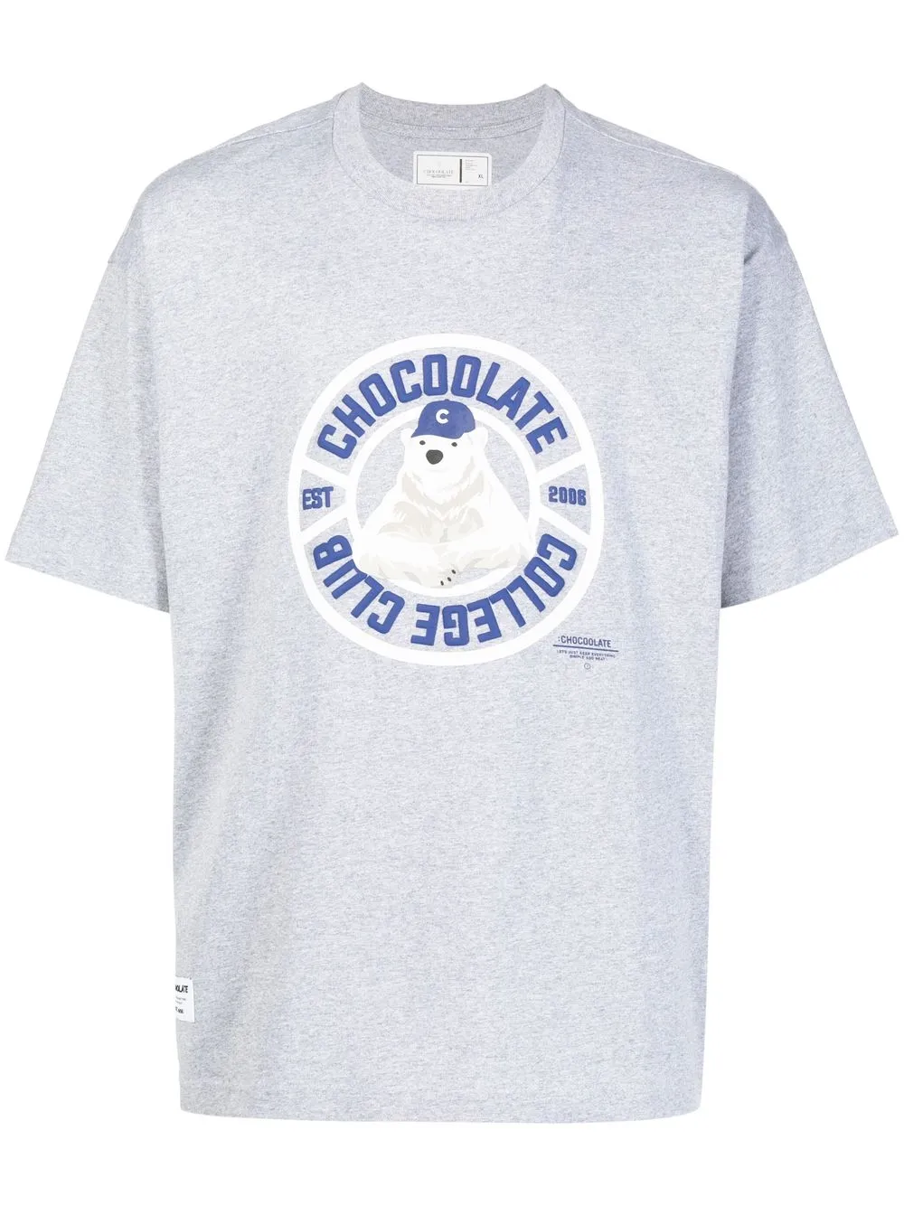 

CHOCOOLATE playera con logo estampado - Gris