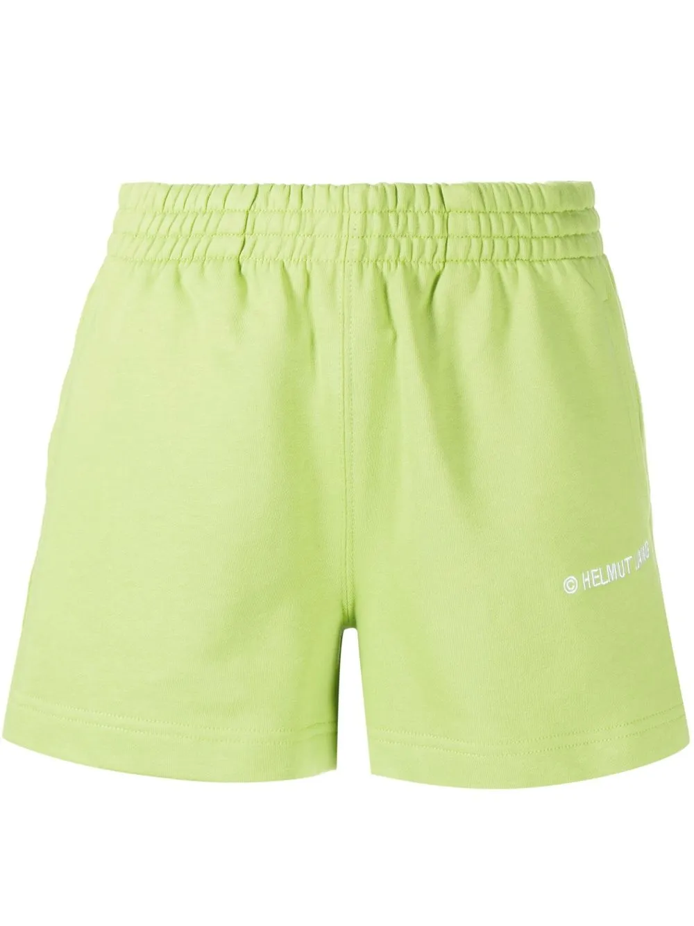 

Helmut Lang logo-embroidered track shorts - Green