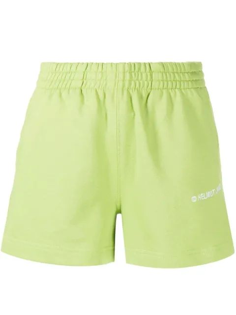 Helmut Lang logo-embroidered track shorts