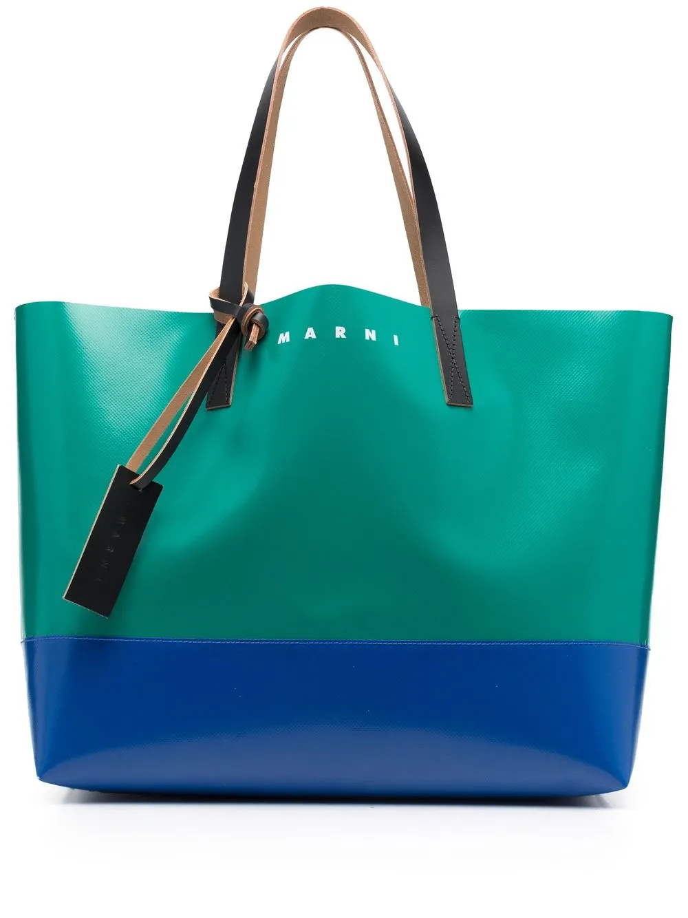 

Marni colour-block leather tote bag - ZO225