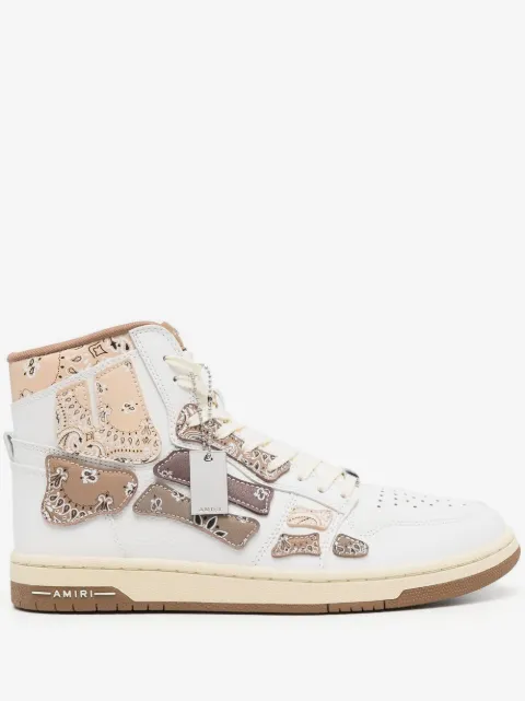 AMIRI bandana panelled sneakers