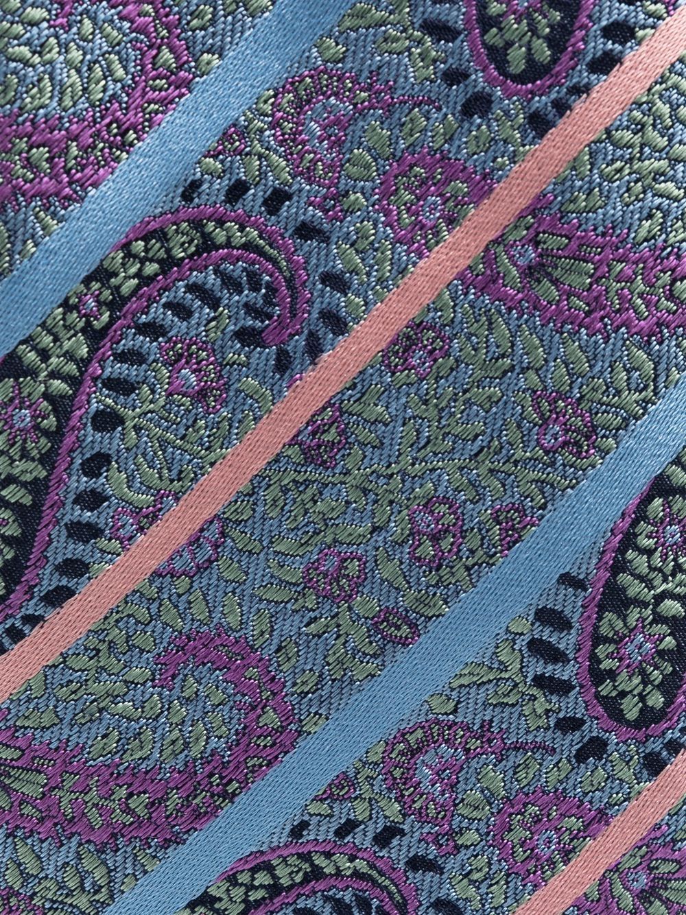 ETRO Stropdas met jacquard - Blauw