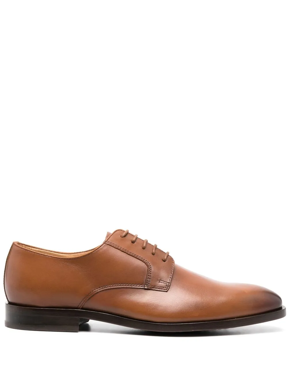 

PS Paul Smith burnished-toe derby shoes - Brown