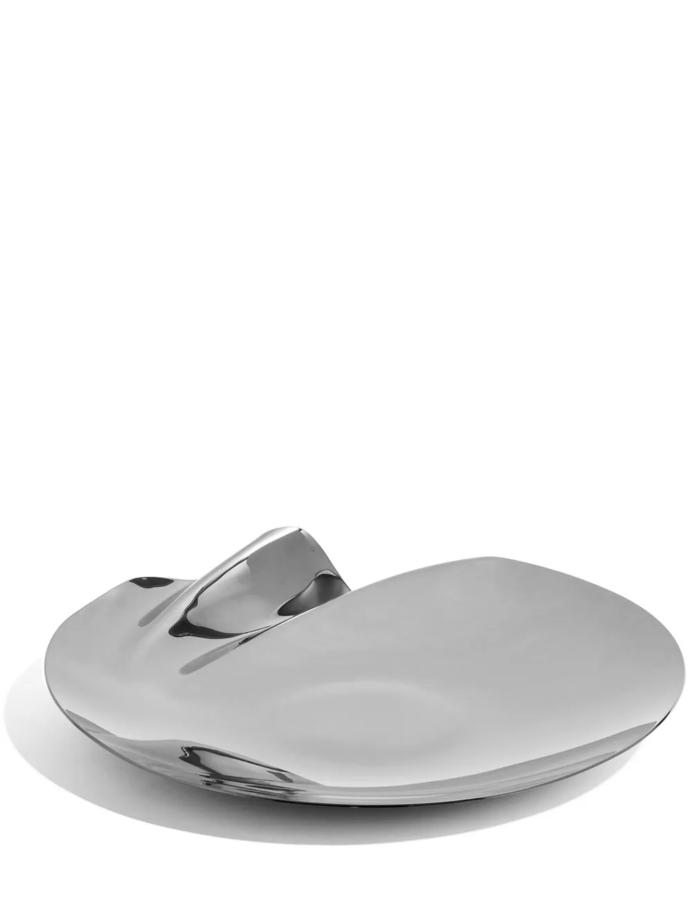 

Zaha Hadid Design plato Serenity de acero inoxidable - Plateado