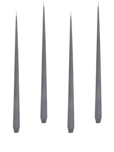 Zaha Hadid Design tapered set of four candles