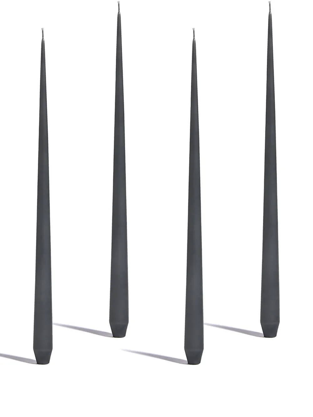 

Zaha Hadid Design tapered set of four candles - Black
