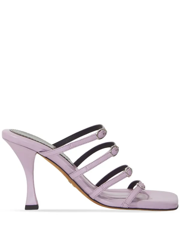 Proenza Schouler 90mm Square Toe Sandals Farfetch