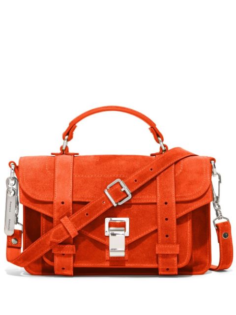 Proenza Schouler PS1 Tiny suede satchel bag Women