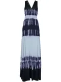 Proenza Schouler tie-dye print midi dress - Blue