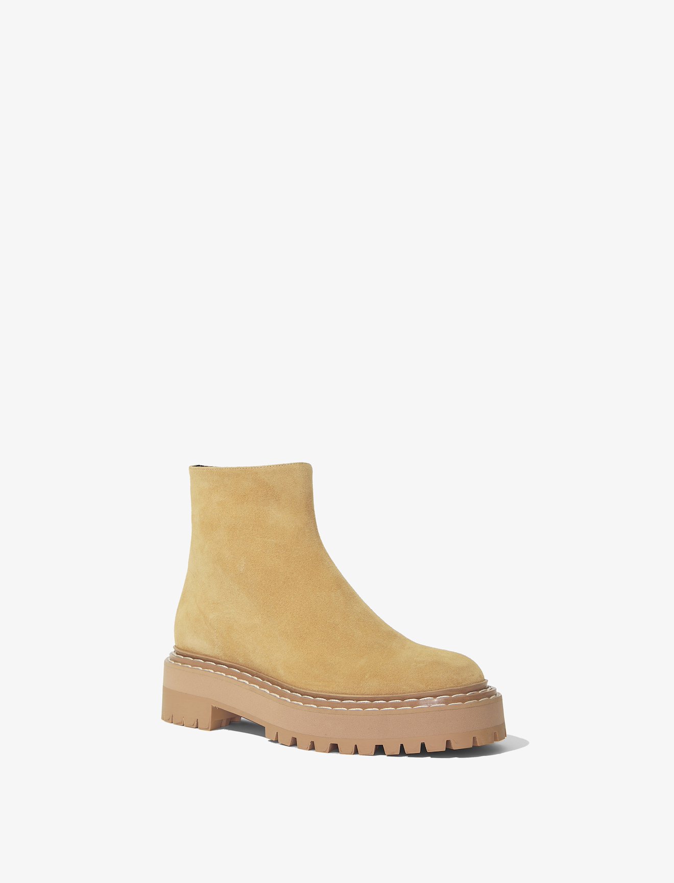 Suede Lug Sole Platform Boots #1