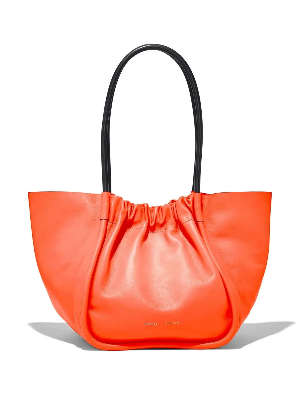 

Proenza Schouler large Ruched leather tote bag - Orange