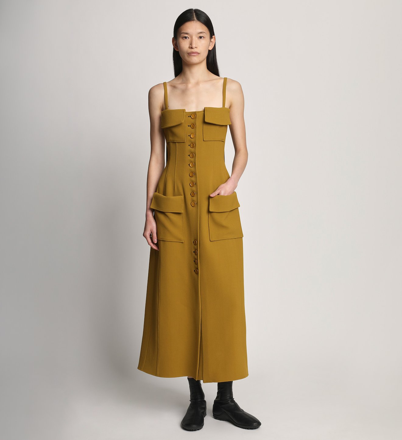Bi-stretch Crepe Dress
