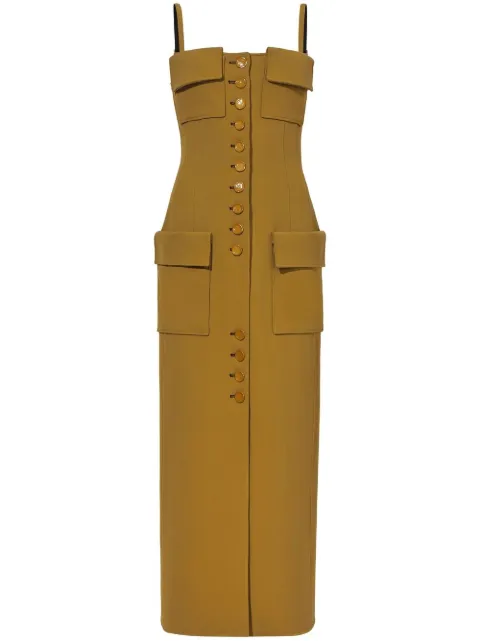 Proenza Schouler buttoned-up midi dress